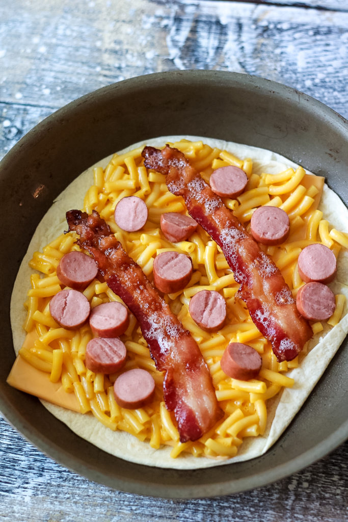 Loaded Mac & Cheese Quesadilla-5