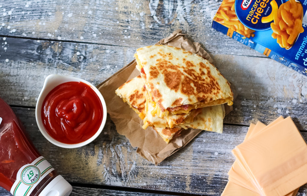 Loaded Mac & Cheese Quesadilla-8