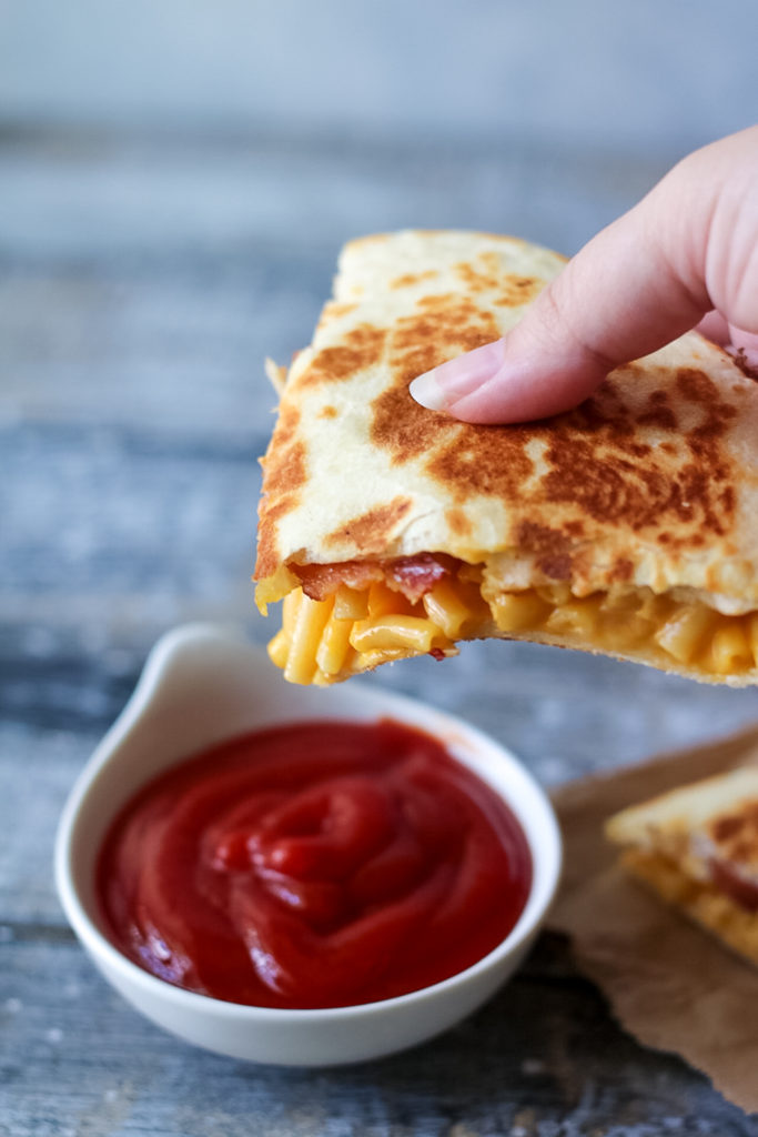 Loaded Mac & Cheese Quesadilla-9