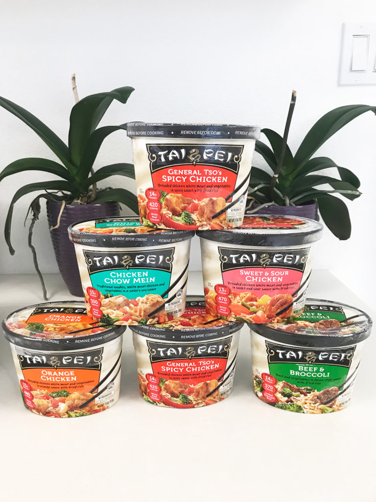 Tai Pei Food - 6 Flavor Packages Stacked