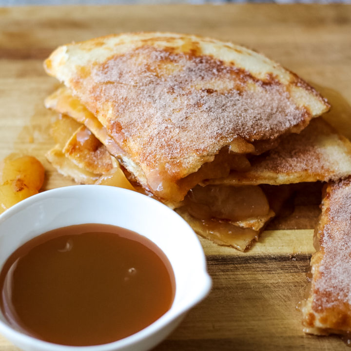 Caramel Apple Pie Quesadillas-image