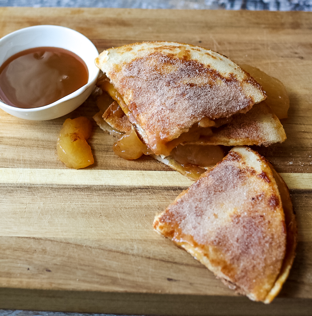 Caramel Apple Pie Quesadillas-2