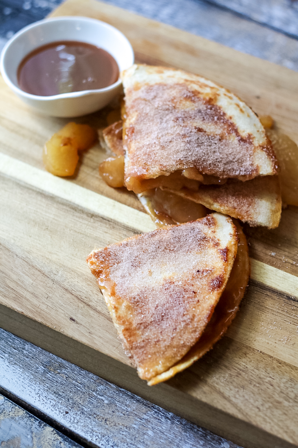 Caramel Apple Pie Quesadillas-6