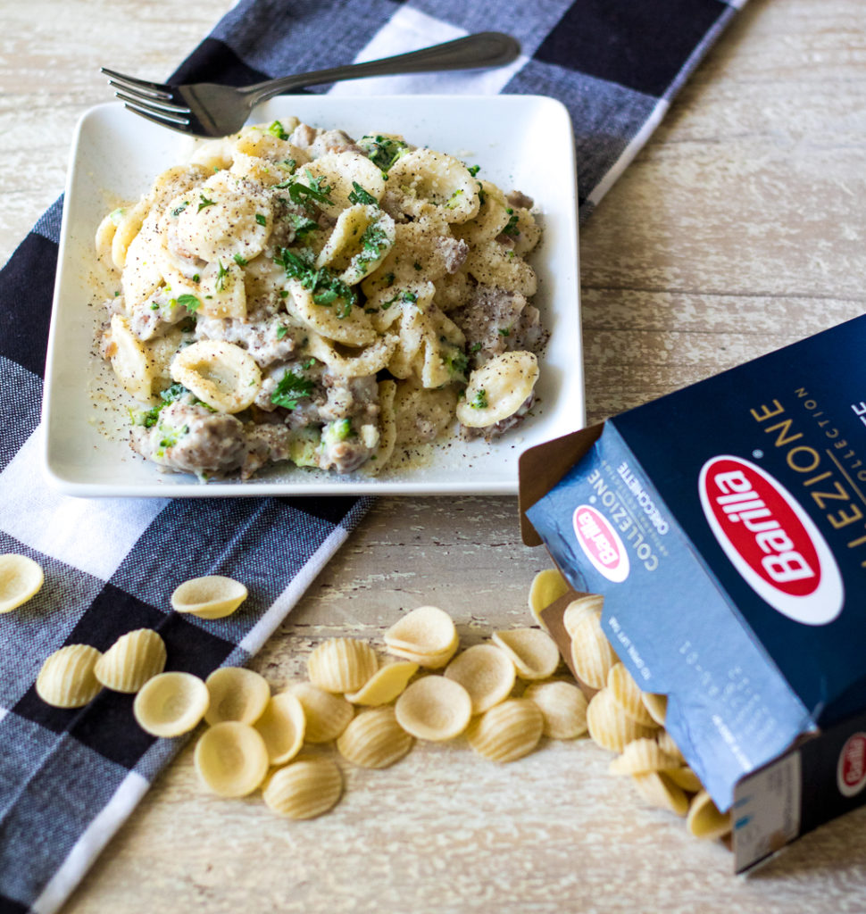 Creamy Sausage and Broccoli Orichette-3