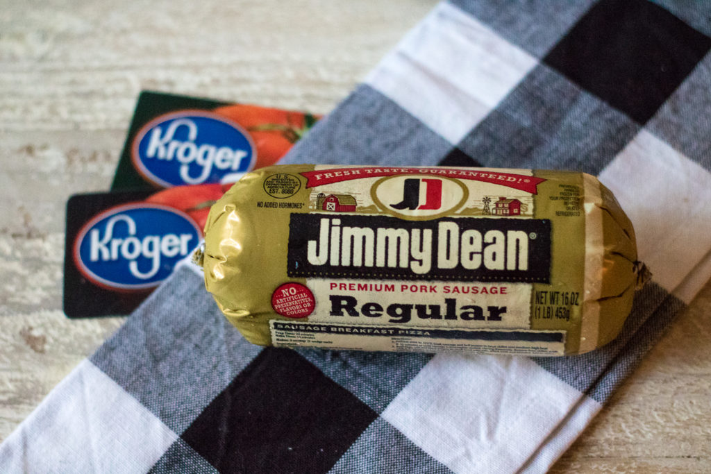Sausage Ball Biscuit Bombs are stuffed with cheese and then baked in a biscuit bomb and topped with everything bagel seasoning to create the perfect bite!
