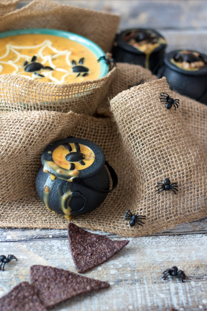 Spooky Spider Sausage Queso-3