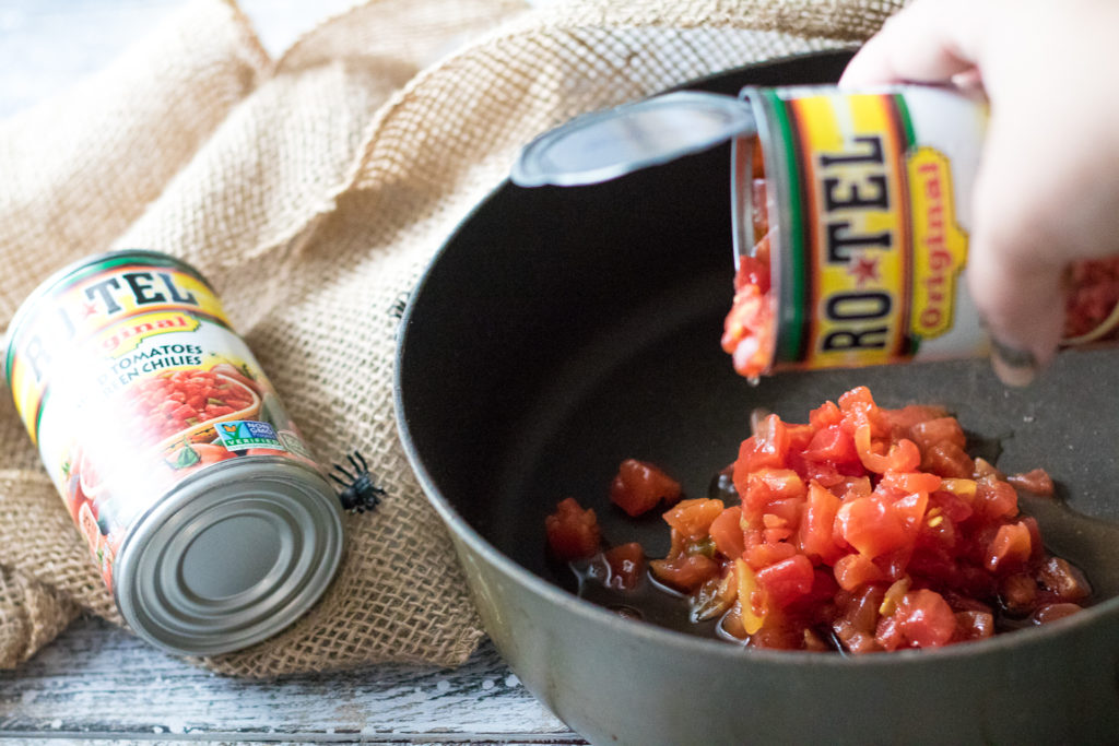 Spooky Spider Sausage Queso-7