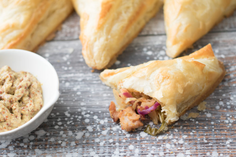 Mini Pork and Cabbage Pies