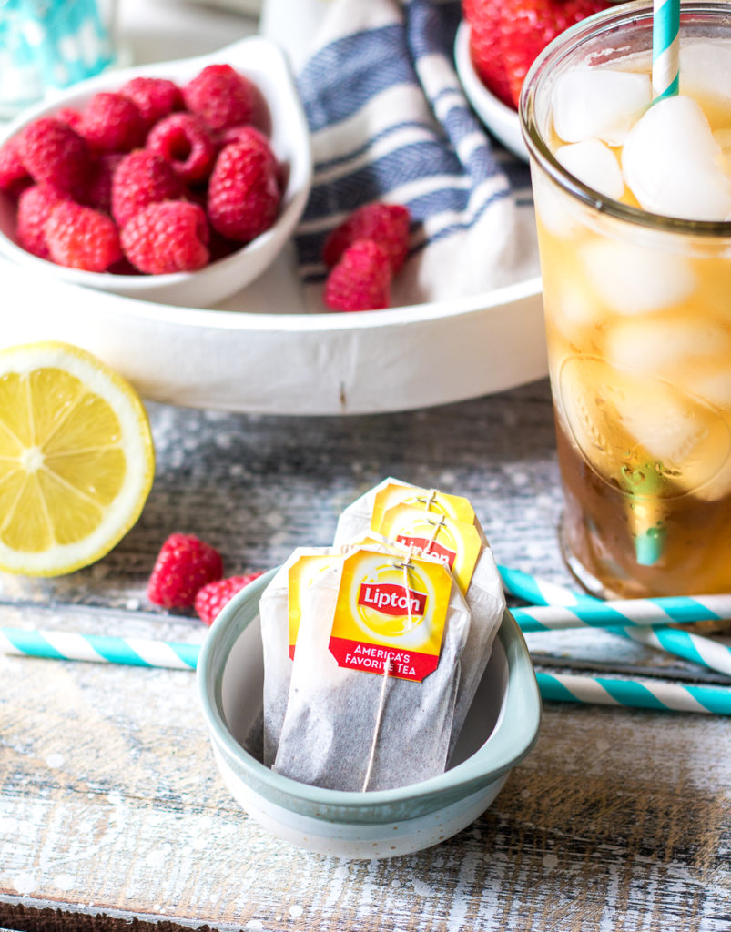Southern Sweet Iced Tea is essential in our house. Sweet and cold it is the perfect thing on a hot summer day. Make a pitcher of this for your fridge today!