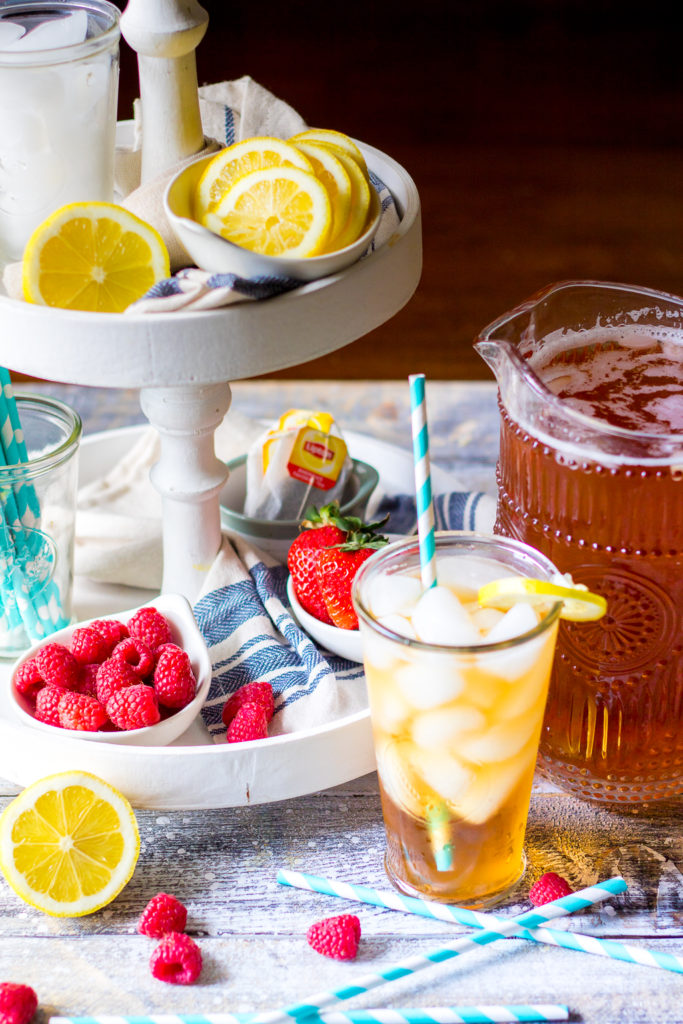 Southern Sweet Iced Tea is essential in our house. Sweet and cold it is the perfect thing on a hot summer day. Make a pitcher of this for your fridge today!