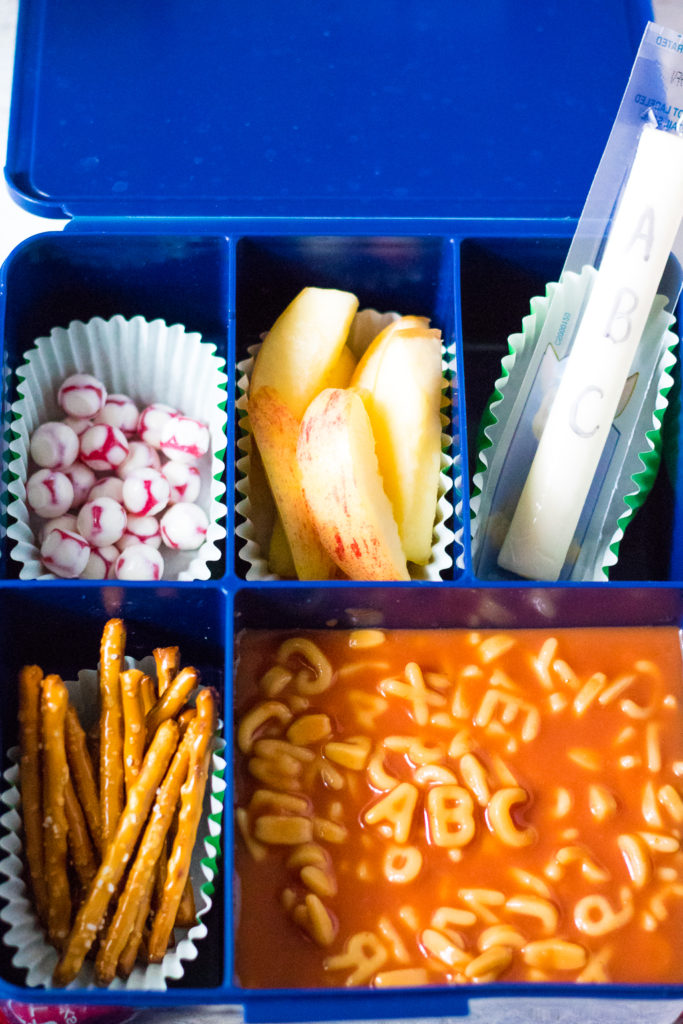 Make back to school fun with this cute First Day Of School Lunch with a special treat, Welch’s Fruit ‘n Yogurt Snacks! The perfect back to school snack!