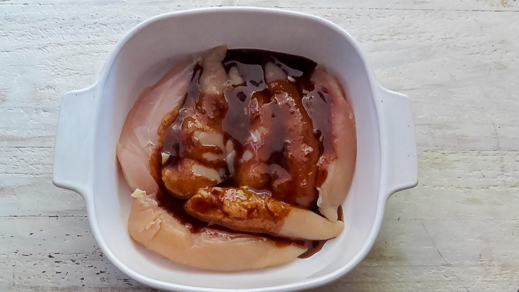 Chicken Fajita Hash is my new favorite thing to grill! Tender marinated chicken on top of grilled potatoes and veggies, yum!