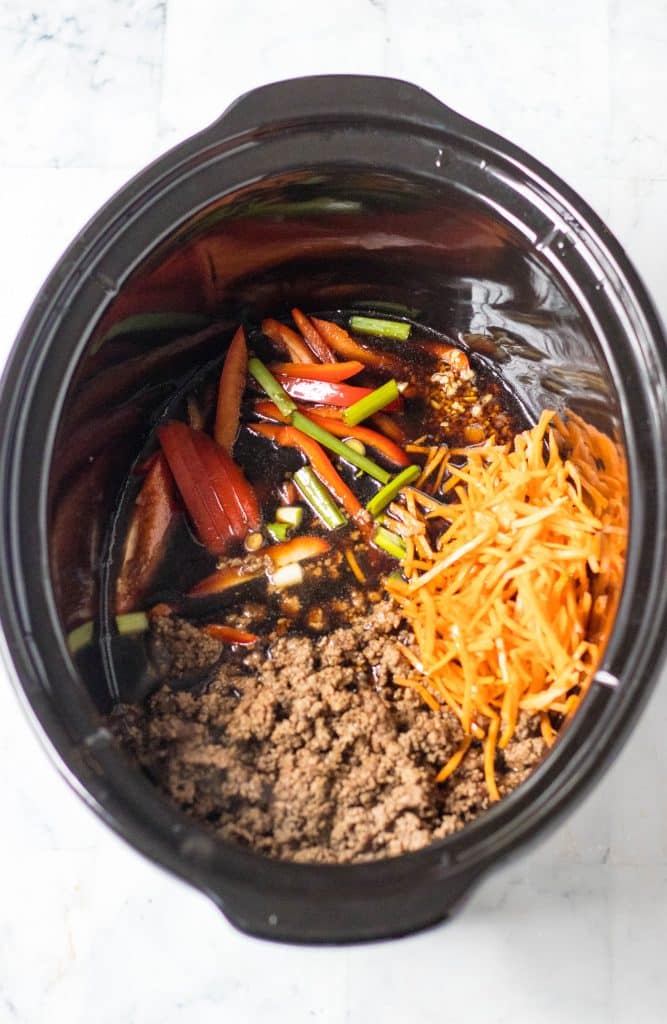 Slow Cooker Beef Ramen - Life With The Crust Cut Off