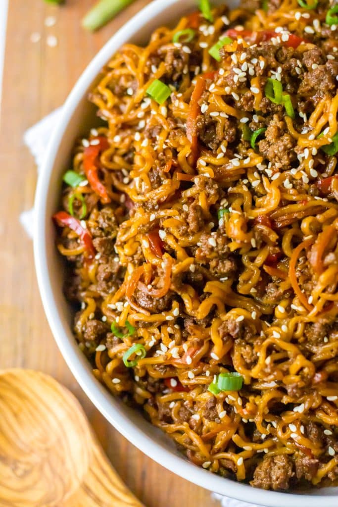 Slow Cooker Beef Ramen - Life With The Crust Cut Off