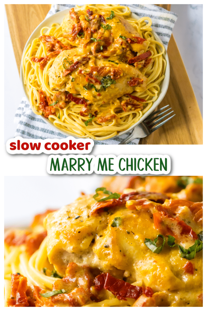Slow Cooker Marry Me Chicken Pinterest Pin