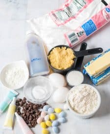Easter Cookie Cake ingredient shot