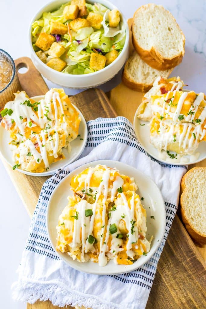 Crack Chicken Stuffed Shells plated