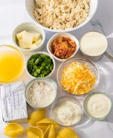 Crack Chicken Stuffed Shells ingredient shot