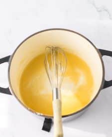 Crack Chicken Stuffed Shells sauce in pan