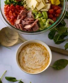 Hoagie Sub Pasta Salad dressing mix in a bowl