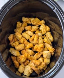 Slow Cooker Firecracker Chicken in slow cooker