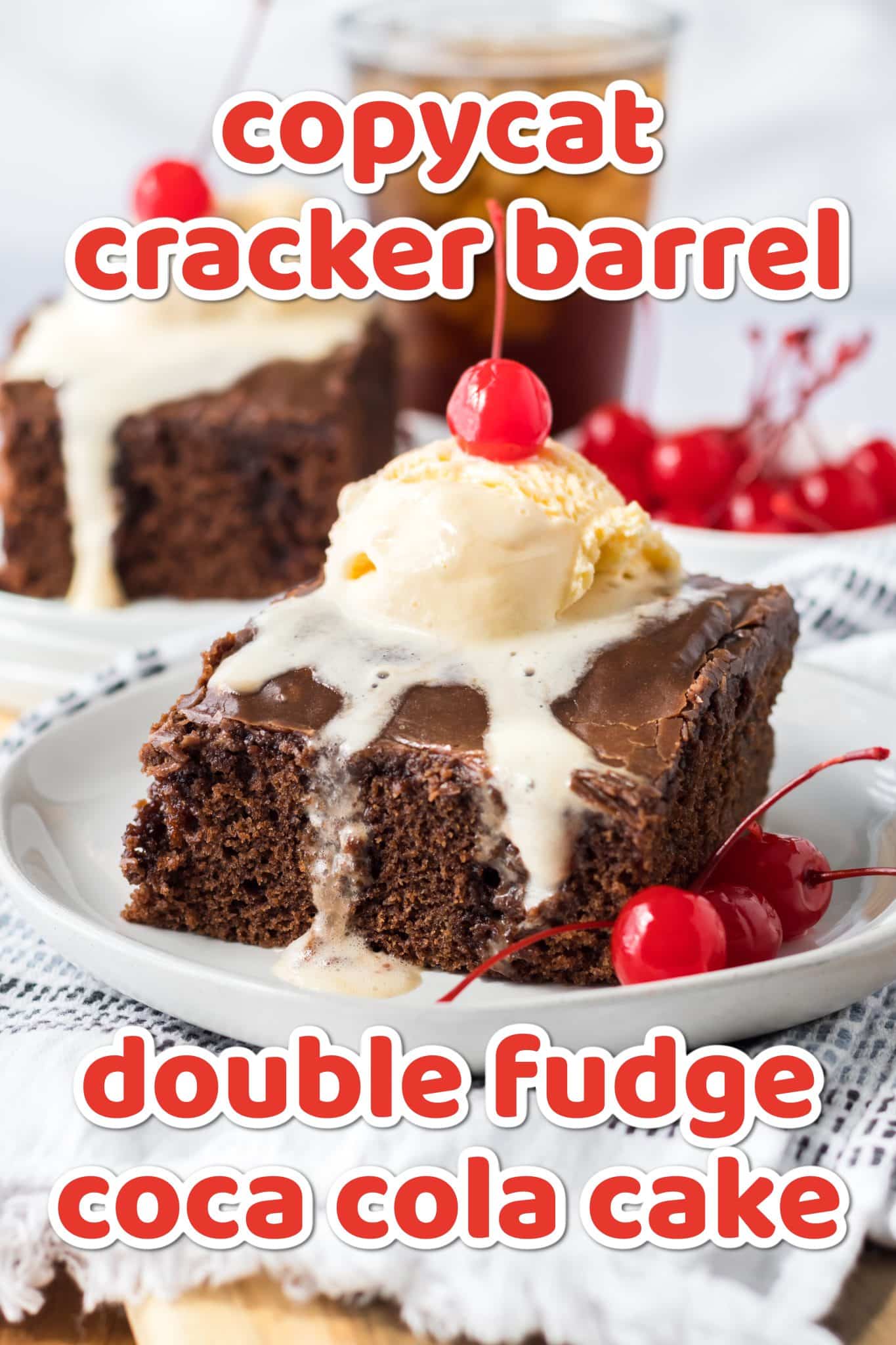 Copycat Cracker Barrel Double Fudge Coca Cola Cake - Life With The ...