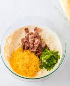 Mississippi Sin Dip ingredients in bowl