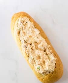 Mississippi Sin Dip unbaked in bread