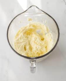 Pina Colada Cheesecake Bars filling in bowl