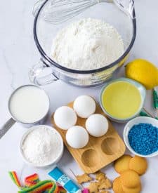 Sand Bucket Dessert ingredients