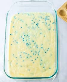 Sand Bucket Dessert unbaked cake