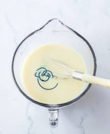 Sand Bucket Dessert pudding mixed