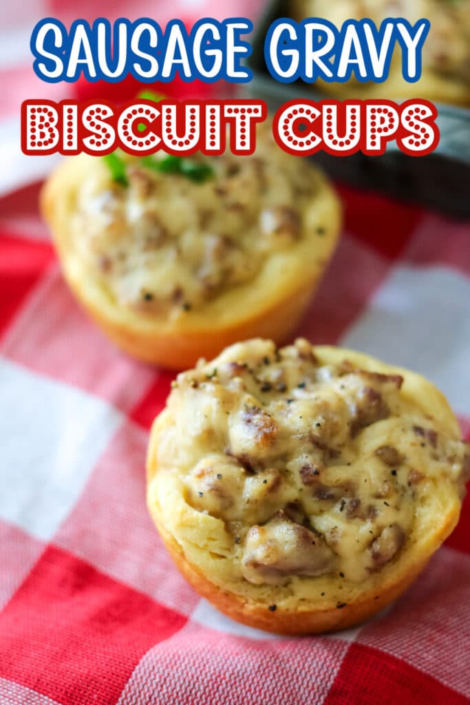 Sausage Gravy Biscuit Cups graphic