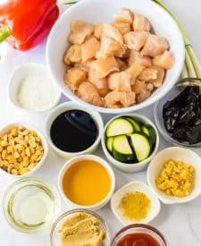 Slow Cooker Kung Pao Chicken ingredient shot