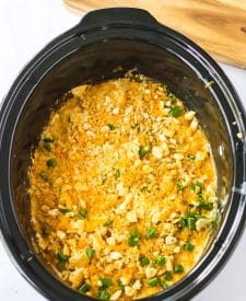 Slow Cooker Million Dollar Chicken and Potatoes ingredients in slow cooker