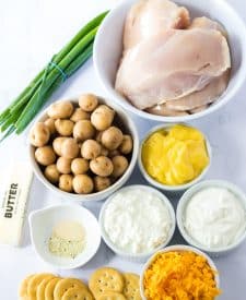 Slow Cooker Million Dollar Chicken and Potatoes ingredients