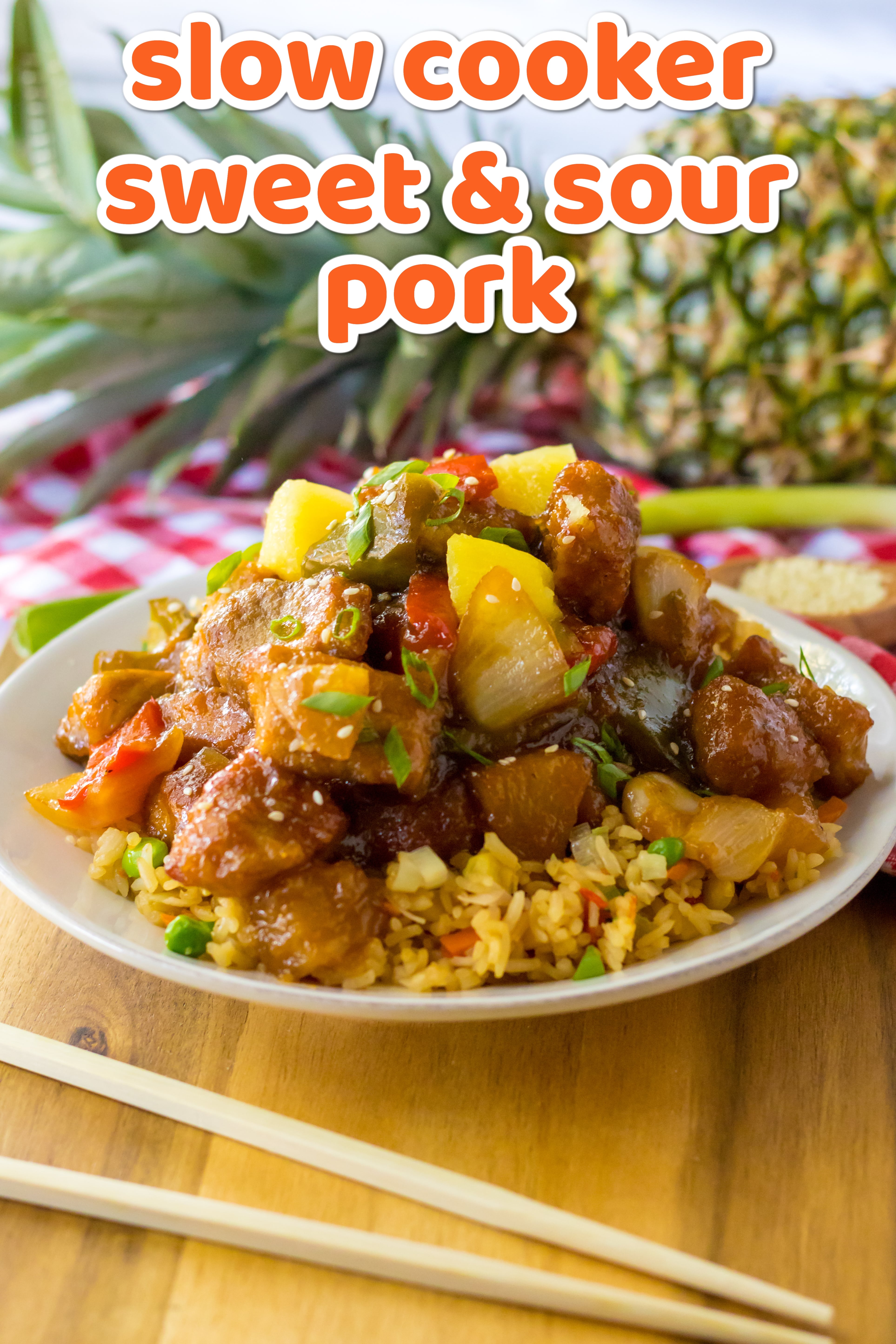 Slow Cooker Sweet And Sour Pork - Life With The Crust Cut Off