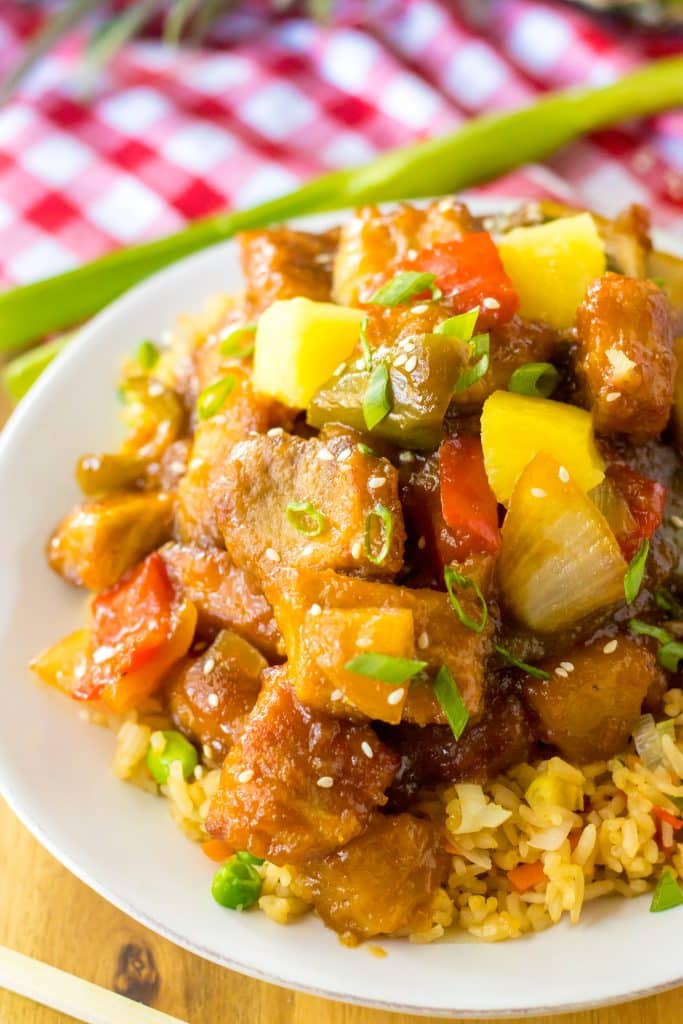 Slow Cooker Sweet And Sour Pork - Life With The Crust Cut Off