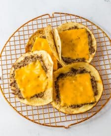 Big Mac Smash Tacos with cheese