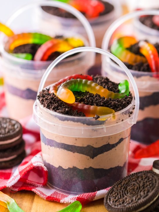 No-Bake Graveyard Dirt Cake Cups - Big Family Blessings