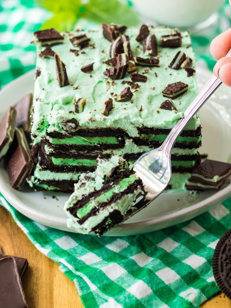Chocolate Mint Icebox Cake