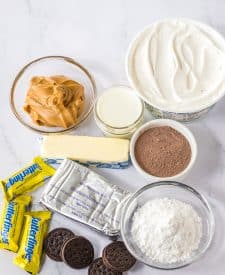 No Bake Butterfinger Lush ingredients