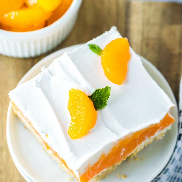 No Bake Creamsicle Lush