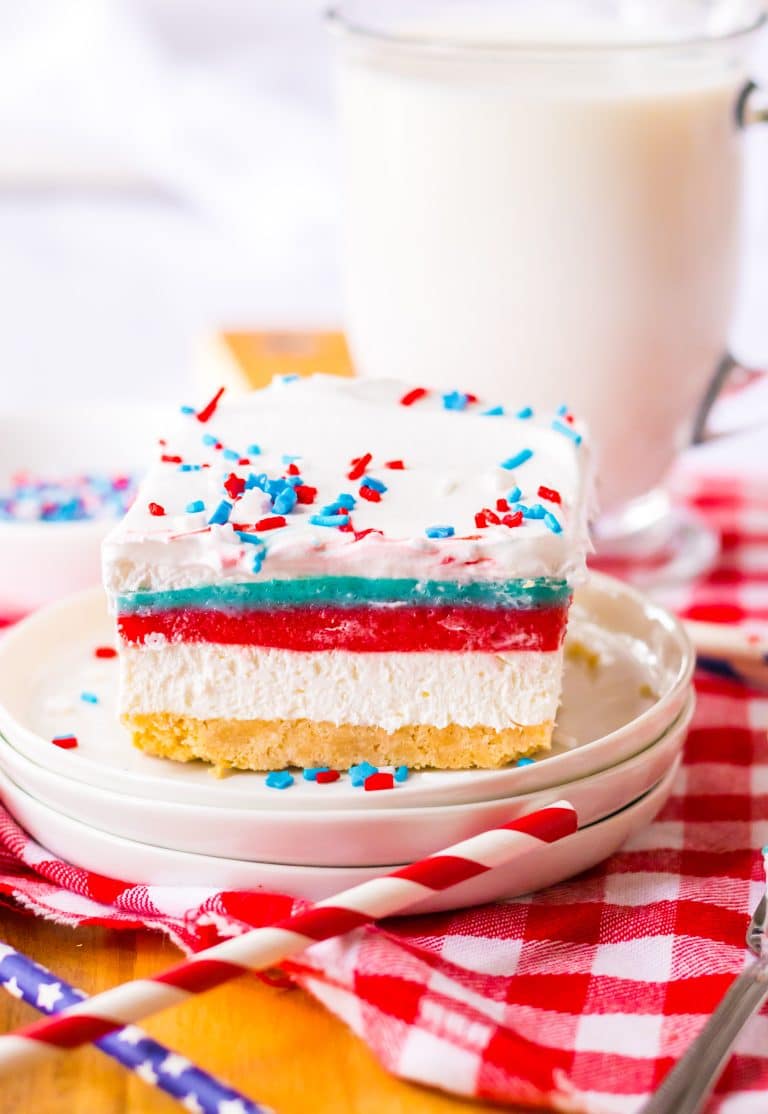 No Bake Red White Blue Lush