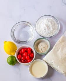 Shirley Temple Cake ingredients