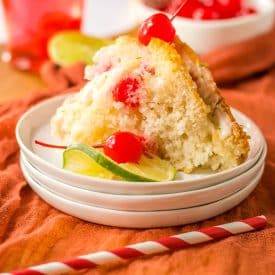 Shirley Temple Cake plated