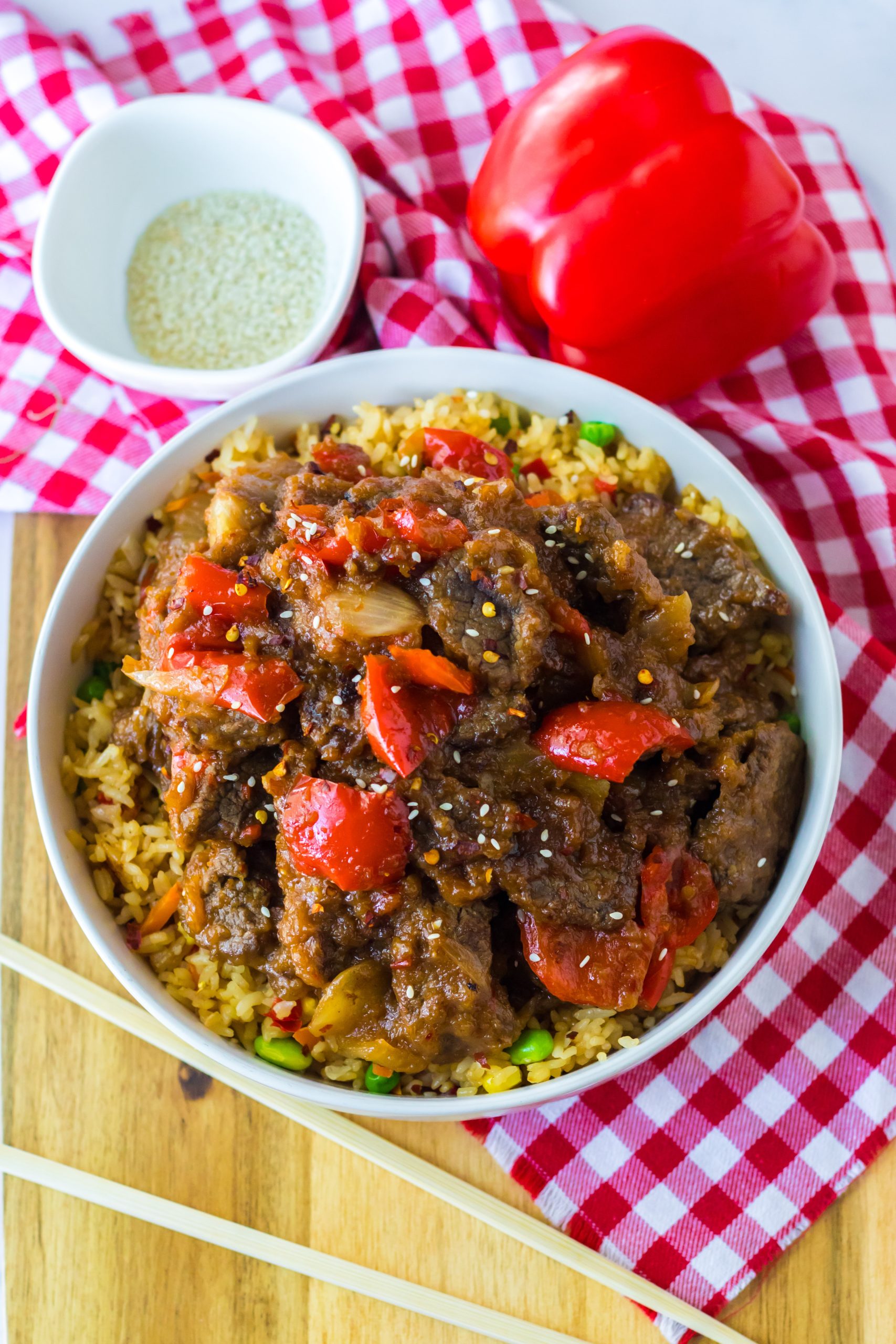 Slow Cooker Copycat Panda Express Beijing Beef