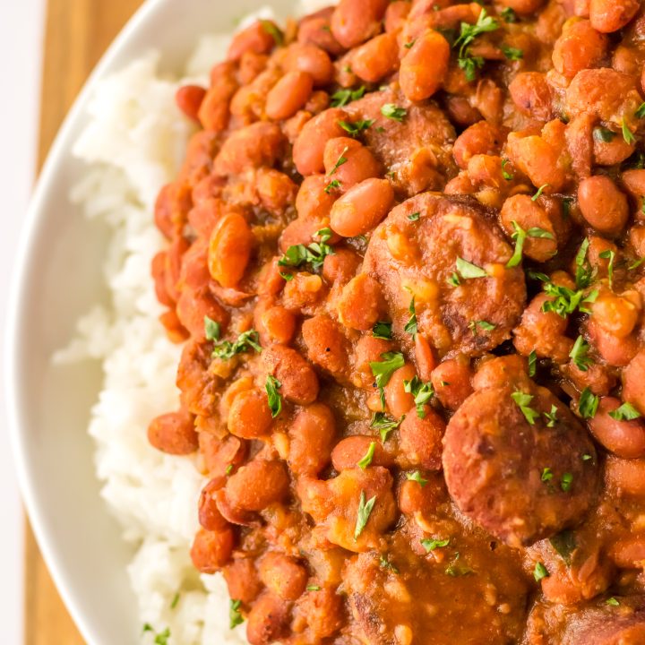 Slow Cooker Red Beans and Rice - Little Spoon Farm