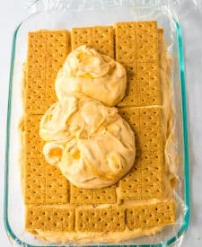 Caramel Apple Icebox Cake layers