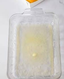 Hawaiian Cinnamon Rolls butter in pan